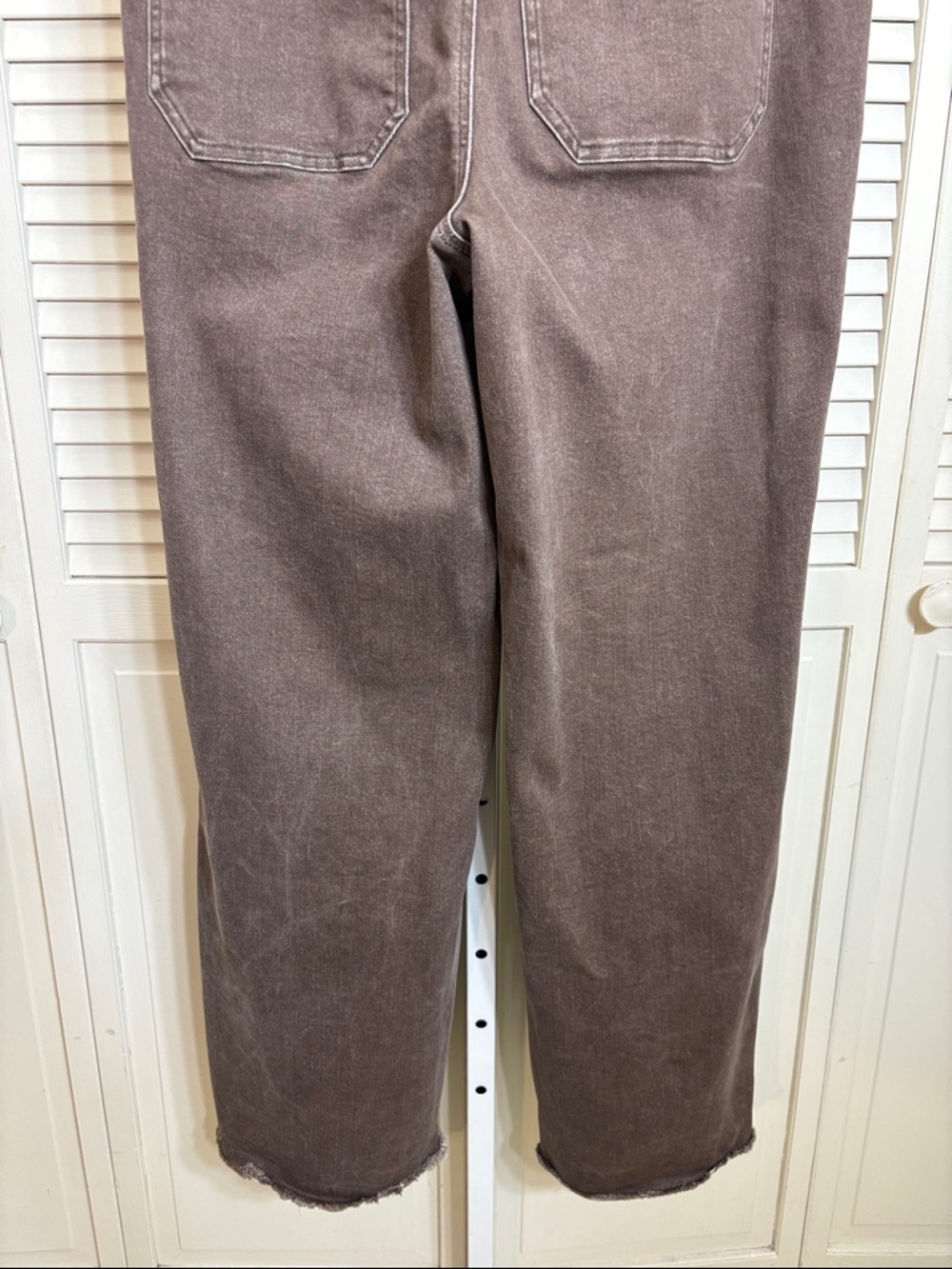 Judy Blue Brown Retro Wide Leg Jeans Size 14W - Picture 11 of 15